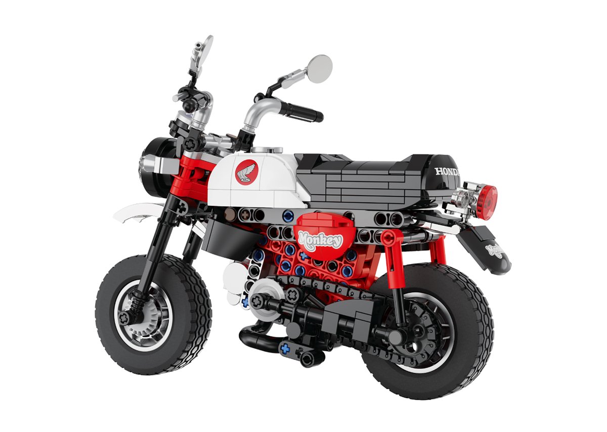 responsejp's tweet photo. ホンダ『モンキー125』を527ピースのブロックで精巧に再現…予約販売開始
https://t.co/hfwmgNE7r4

#バイク #新型車 #ホンダ #モーターサイクル https://t.co/g8KA8PJxz1