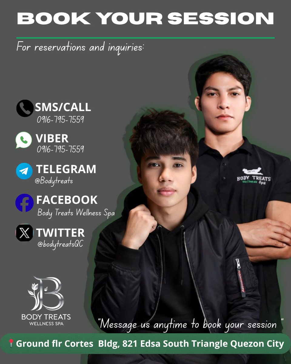 bodytreatsQC's tweet image. Ready when you are. Book your session anytime and experience the relaxation you deserve.

#BookNow #WellnessSpa #BodyTreats