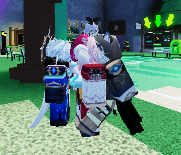 atcually_'s tweet photo. sunday and silver wolf are observing the yuri https://t.co/Hl9By1Zi2L