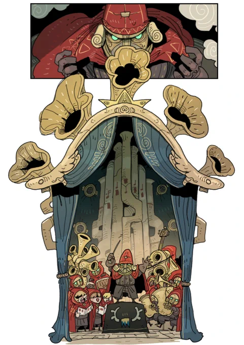 Bronze Mask Orchestra #characterdesign