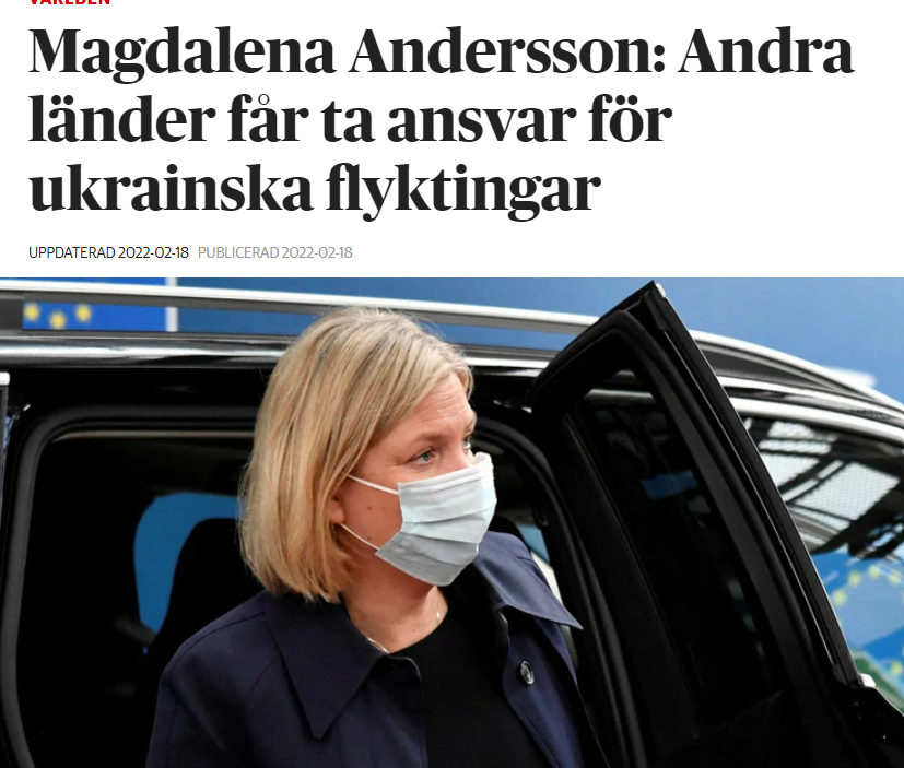 <a href="/emmafastesson/">Emma Fastesson Lindgren</a> Sen har vi ju somliga som vägrade erkänna Rysslands invasion, och även vägrade hjälp till dom som flydde för sina liv.

Fy fan.