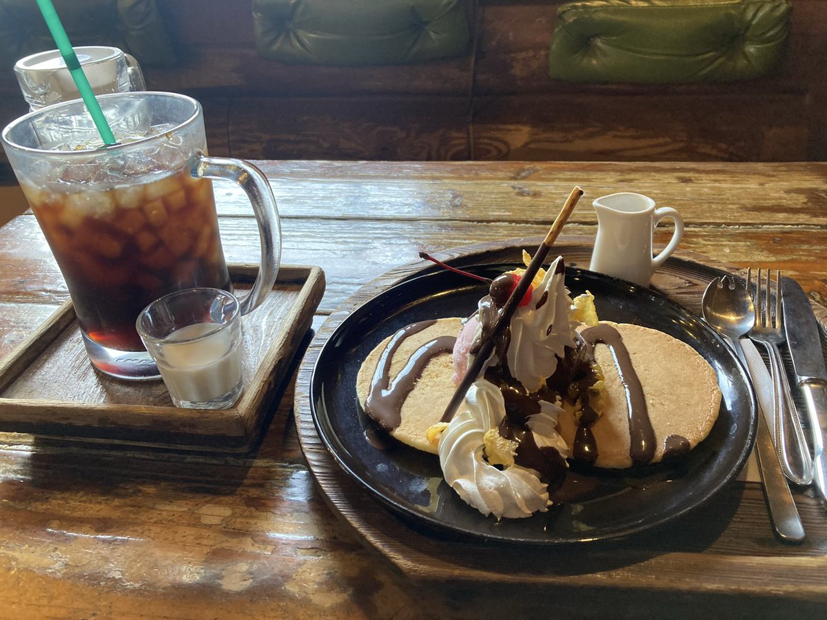 ホットケーキもしゃもしゃ