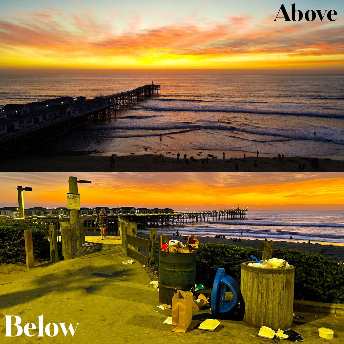 Adventuring_RE's tweet image. You pictures my beach.... here's the reality at ground level.