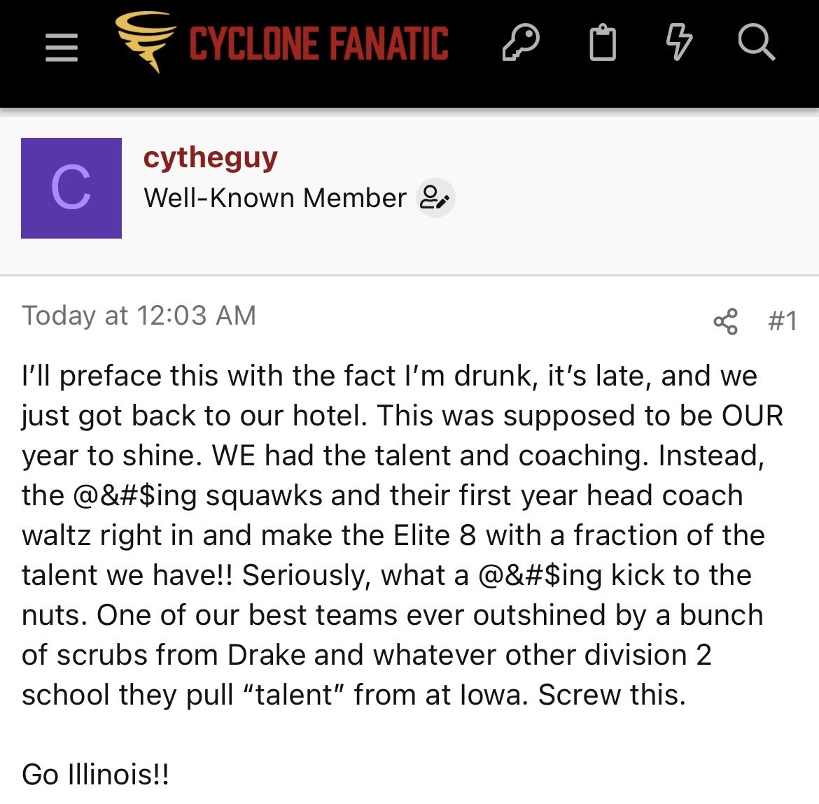 Hawkeye Enjoyer 🐤 tweet media