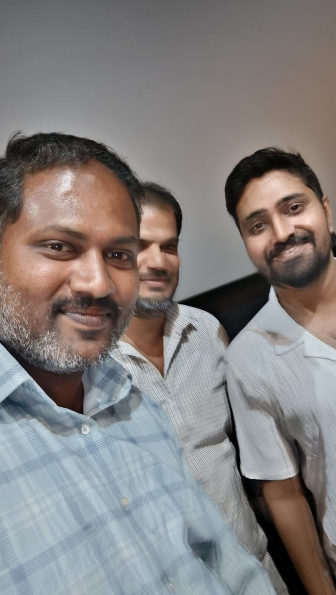 mkathiravan's tweet photo. Watched #HappyRaj Movie with எடிட்டர் @EditorSelva Sir your work is too good especially in Last 30mins Happy Raj Movie https://t.co/PQjF6nFelY