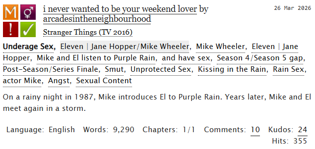 MilevenFics's tweet photo. #MilevenFicRec
i never wanted to be your weekend lover
by arcadesintheneighbourhood
https://t.co/dgFXThCegZ
#OneShot #PostS4 #MissedScene #PostS5 #Angst #Smut https://t.co/bNp1vV3GT0