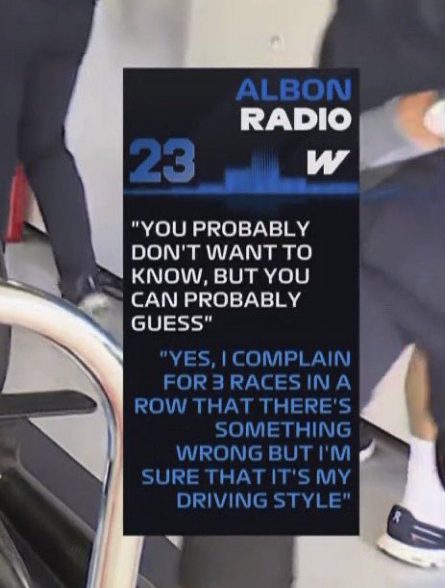 Nana🪐 Alex Albon defender tweet media