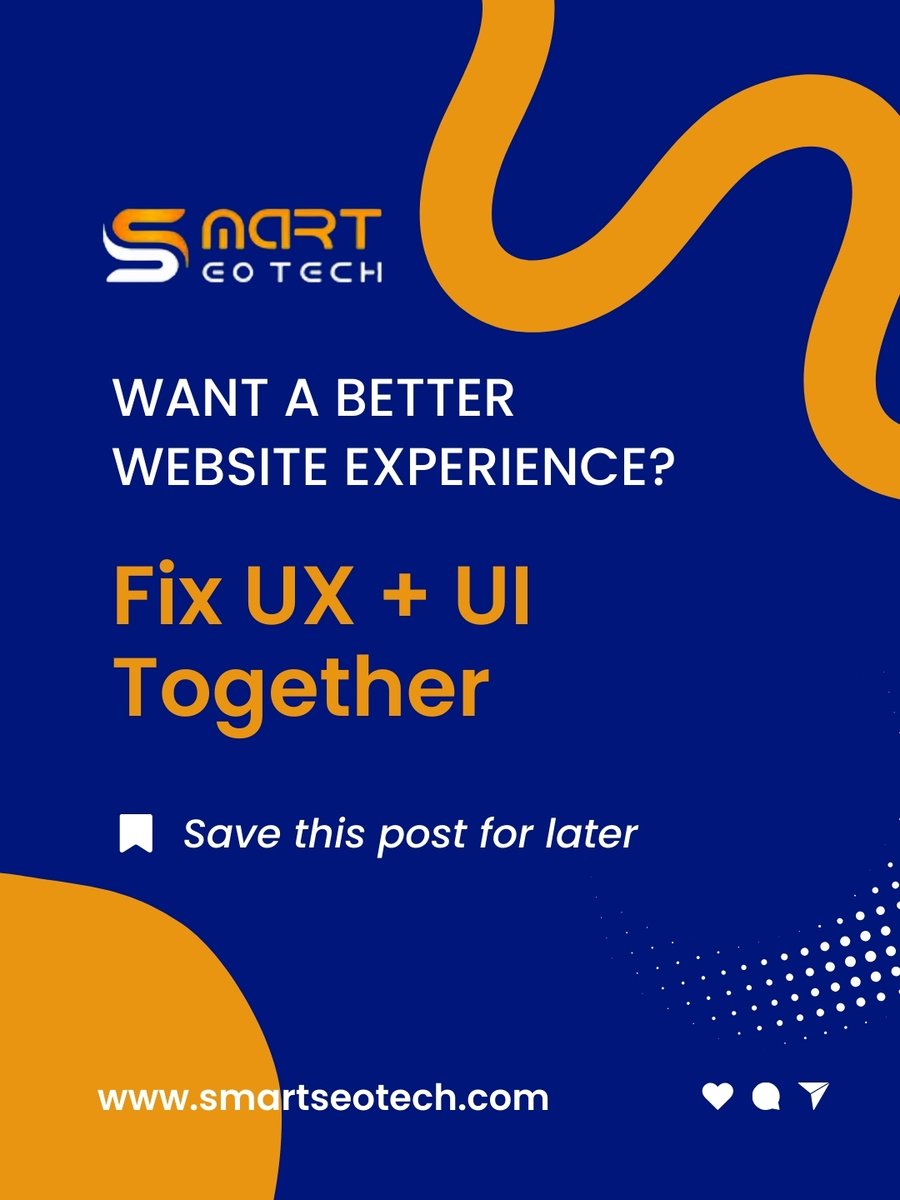 _smartseotech's tweet photo. UX + UI = Perfect Website Experience ✨
UX makes it work smoothly, UI makes it look amazing 
Together they turn visitors into loyal users 🚀
🌐 https://t.co/rgEW5LqCBH
📞 +91 8078652766

#UXDesign #UIDesign #WebDesign #DigitalExperience #SmartSEOTech #SmartSEOtech #SmartSEOTips https://t.co/qVU9XZ3cDc