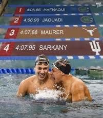Finale 500 Yards nage libre aux USA , Hafnaoui confirme que notre requin est revenu !! il arrache la 1ere place ! Jaouadi 2eme ! Mabrouk pour la #Tunisie 🇹🇳 !!
