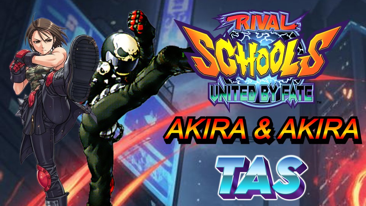 SpeedKing125's tweet photo. [TAS] Rival Schools: Akira &amp; Akira Arcade Mode https://t.co/59pNCP7FgE via @YouTube https://t.co/c6CeU3eYzn