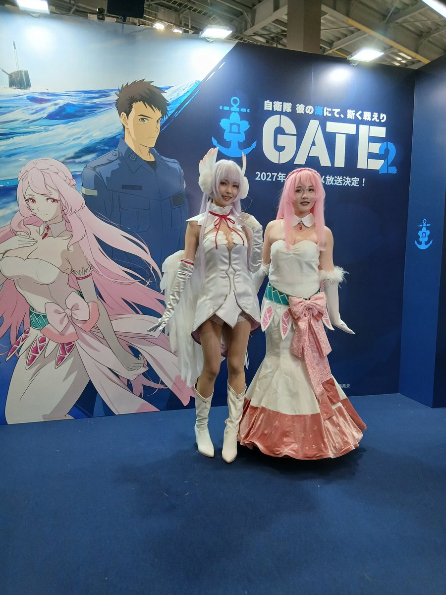 CH_Kobayashi's tweet image. 東京のアニメジャパンに来ました！

#GATE2
#ANIMEJAPAN