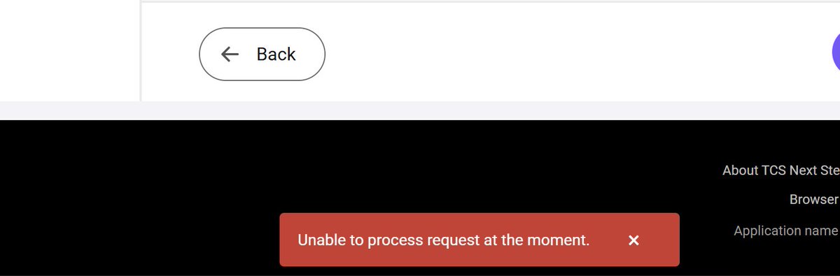 raja86333's tweet image. @TCS @TCSiON 
URGENT - Unable to submit #TCSNQT 
application form today (LAST DATE!)

Support ID: 14165684849849644503
Reference No: CT20264906242

Server side issue - Please help 
or extend my deadline! 

#TCS #NQT #TCScareers #TCSNQT