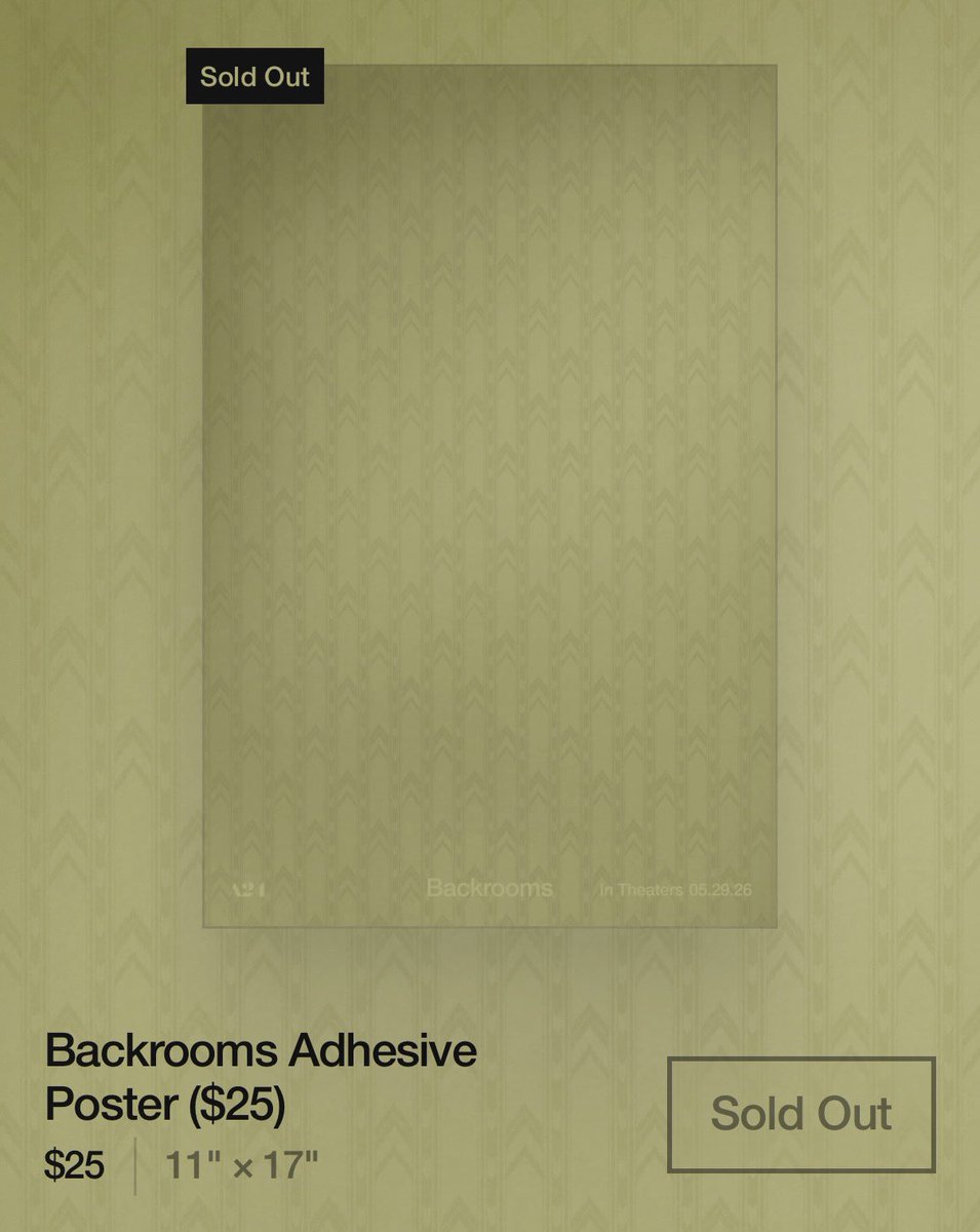 Backrooms Movie Updates tweet media