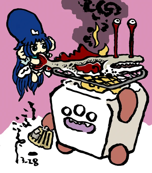 #毎日造物大女王さま ばけこんろ(化焜炉)