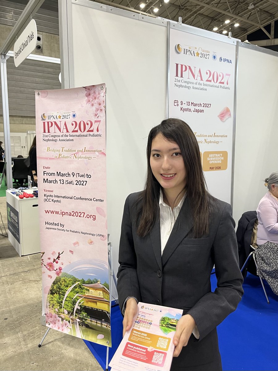 JSPNKouhou's tweet photo. Greetings from WCN 2026 Yokohama! 🇯🇵

We are thrilled to host the IPNA 2027 Kyoto PR Booth! We invite all delegates—pediatricians, nephrologists, and researchers—to stop by and get a sneak peek at our upcoming congress in the historic heart of Japan.

Come meet our team and let’s shape the future of pediatric nephrology together! ⛩️✨

📍 Visit us at the PR Booth! @IPNA_PedNeph @IPNA_Congress
#ISNWCN #WCN2026 #IPNA2027 #JSPN #PedNeph #Kyoto  #ISNWCN