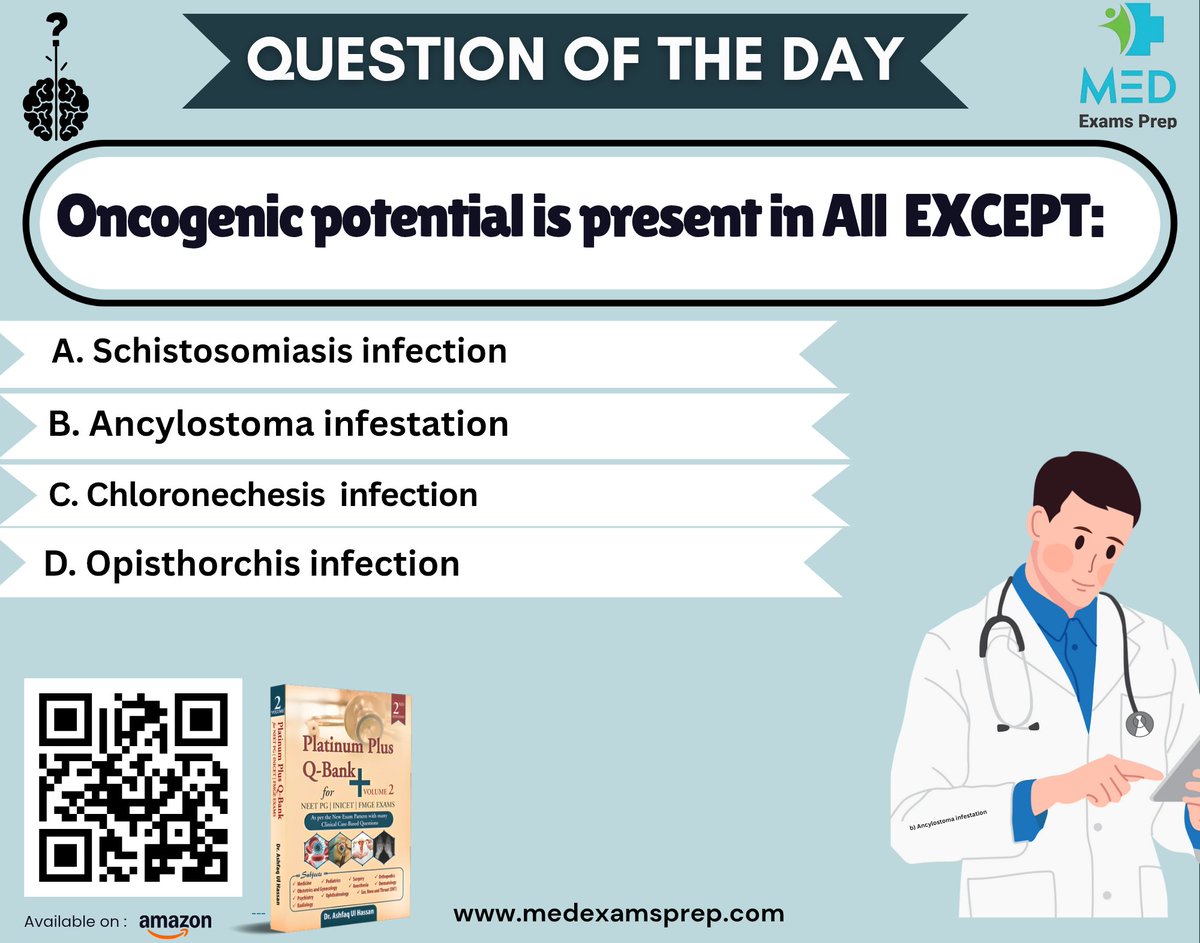 medexamprep's tweet photo. #NEETPGPrep #FMGEPrep #INICETPrep #MedicalEntrance #MedicoLife #DoctorsInMaking #MedicalStudents #PGEntrancePrep #NextExamPrep #MedStudy #MCQs #ClinicalConcepts #RevisionTime #LastMinuteRevision #HighYieldTopics #ExamReady #RankBoost https://t.co/c0iOSB1QMp