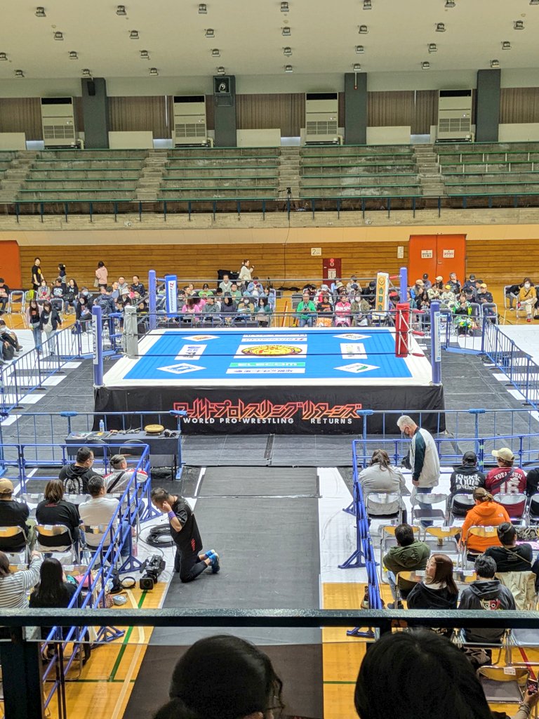 celica0630's tweet photo. 今日はここから
新日本プロレス水戸大会✨

#新日本プロレス
#新日本プロレス水戸大会
#リリーアリーナMITO https://t.co/ni8oYlmy1Z