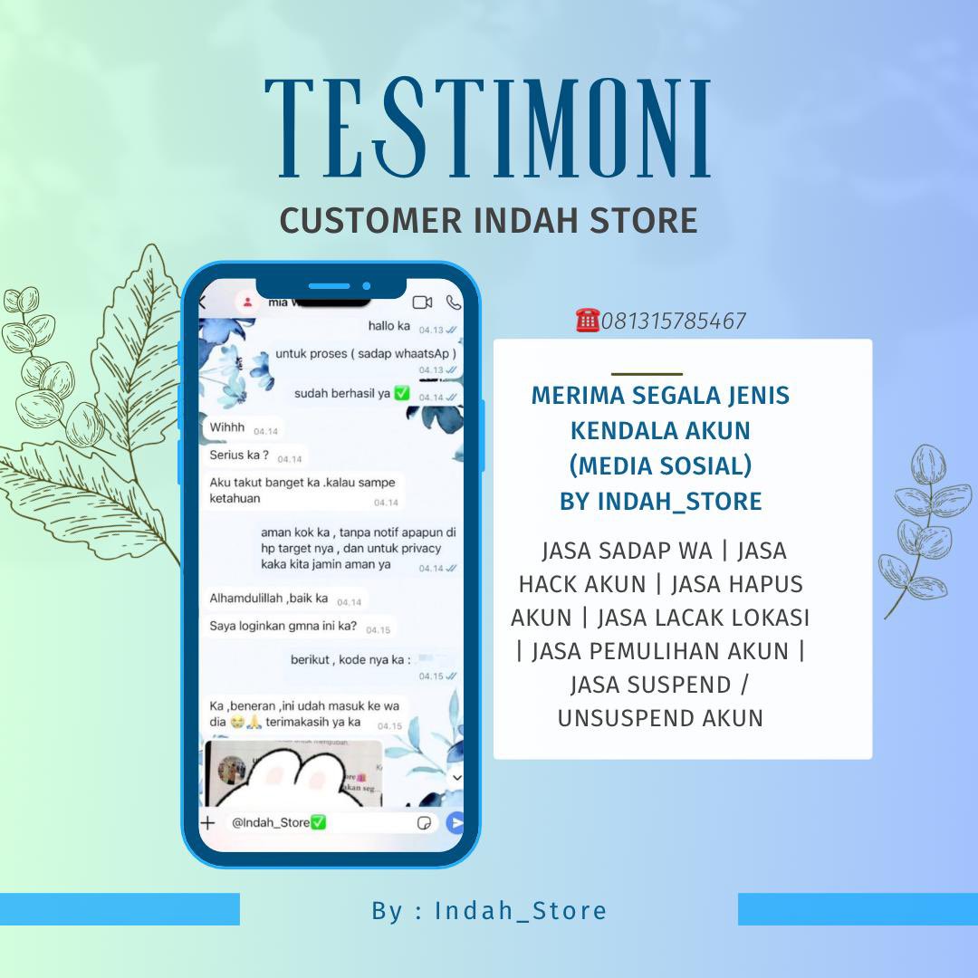 Indah store || Recovery & Delete Account || tweet media