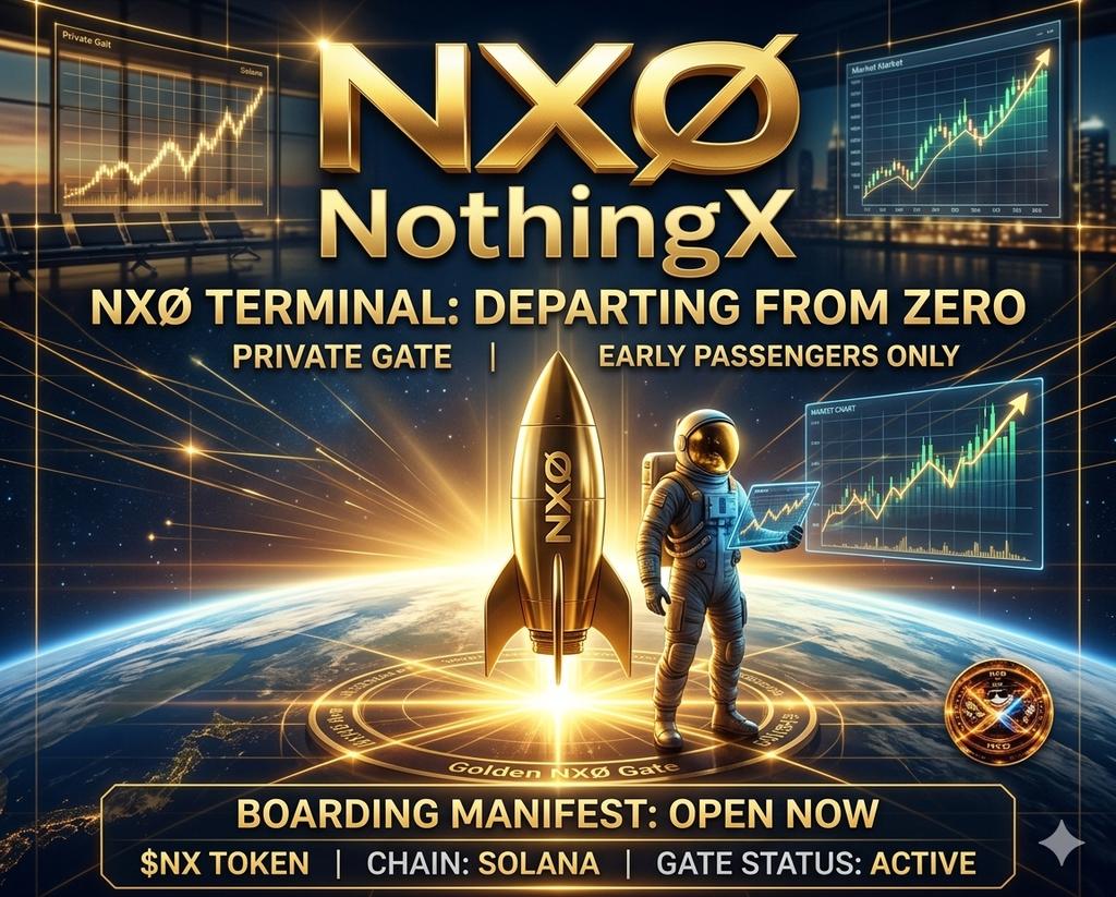 froostyguy's tweet photo. #NothingX isn't just another ticker; it’s an exclusive boarding pass to a new ecosystem.
Early passengers are already securing their seats at the NXØ Terminal. Don't get left at the gate while the "Final Call" echoes.
$NX #Crypto @NX0XSOL #SolanaSummer #NothingX https://t.co/z8UFbFtFNt