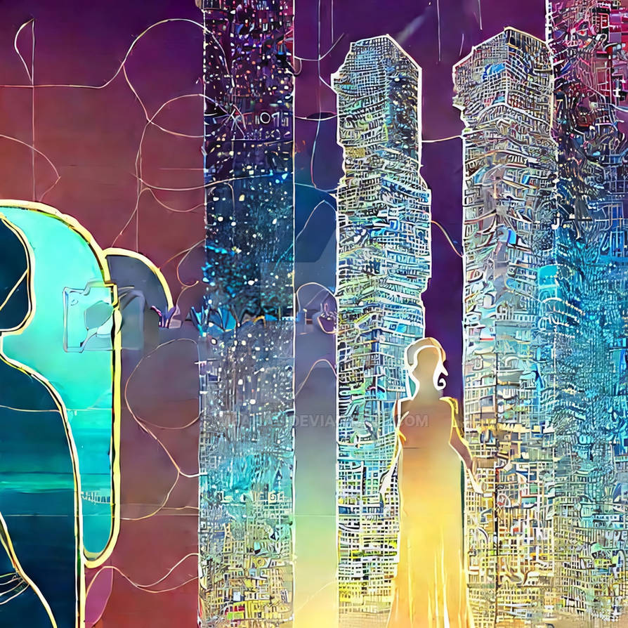 meahauart's tweet image. #Neon #Metropolis #DreamsIntoReality