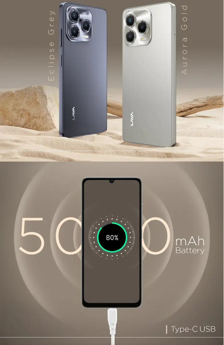 TusharG98540565's tweet image. Lava BOLD N2 Pro 4G is launching in India on 31st March, 2026.

⭕ 6.67" HD+ 120Hz LCD Display
⭕ Unisoc T7250 4G SOC
⭕ 50MP Main 📸 
⭕ 5000mAh 🔋
⭕ IP54
⭕ Android 15

#LavaMobile #LavaBoldN2Pro #BoldN2Pro #LavaBOLDN2Pro4G
