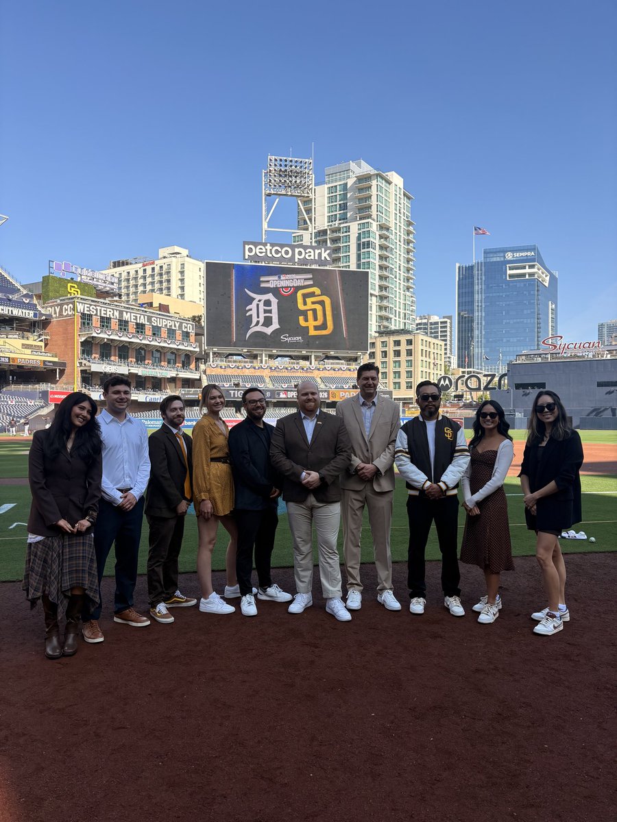 brockjohnson88's tweet photo. First opening day with the Pads! Couldn’t be more grateful. So excited to be apart of this group of creatives! https://t.co/GiJHSO7FSF