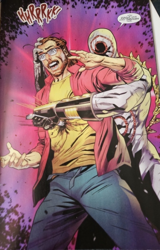 LEWDER_NITE's tweet photo. Paul being cucked by Frank Castle and dying in the same week is so cathartic lol https://t.co/catt8g2uTQ