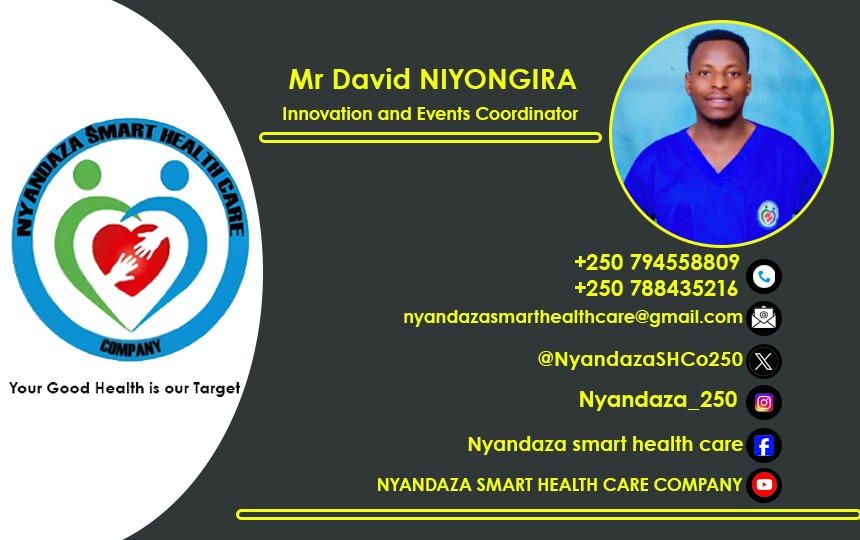 DavidNiyo2003's tweet photo. I am happy to be appointed as Nyandaza Smart Health Care company (NSHC) Innovation and events coordinator. After one month trainings and assessment I am committed toward excellency and do better for the company.@CRusatira @prospermazimpak @nduwa9416 @Jo_chronicle @Sam_Cartierr https://t.co/kb9BIVeI8A