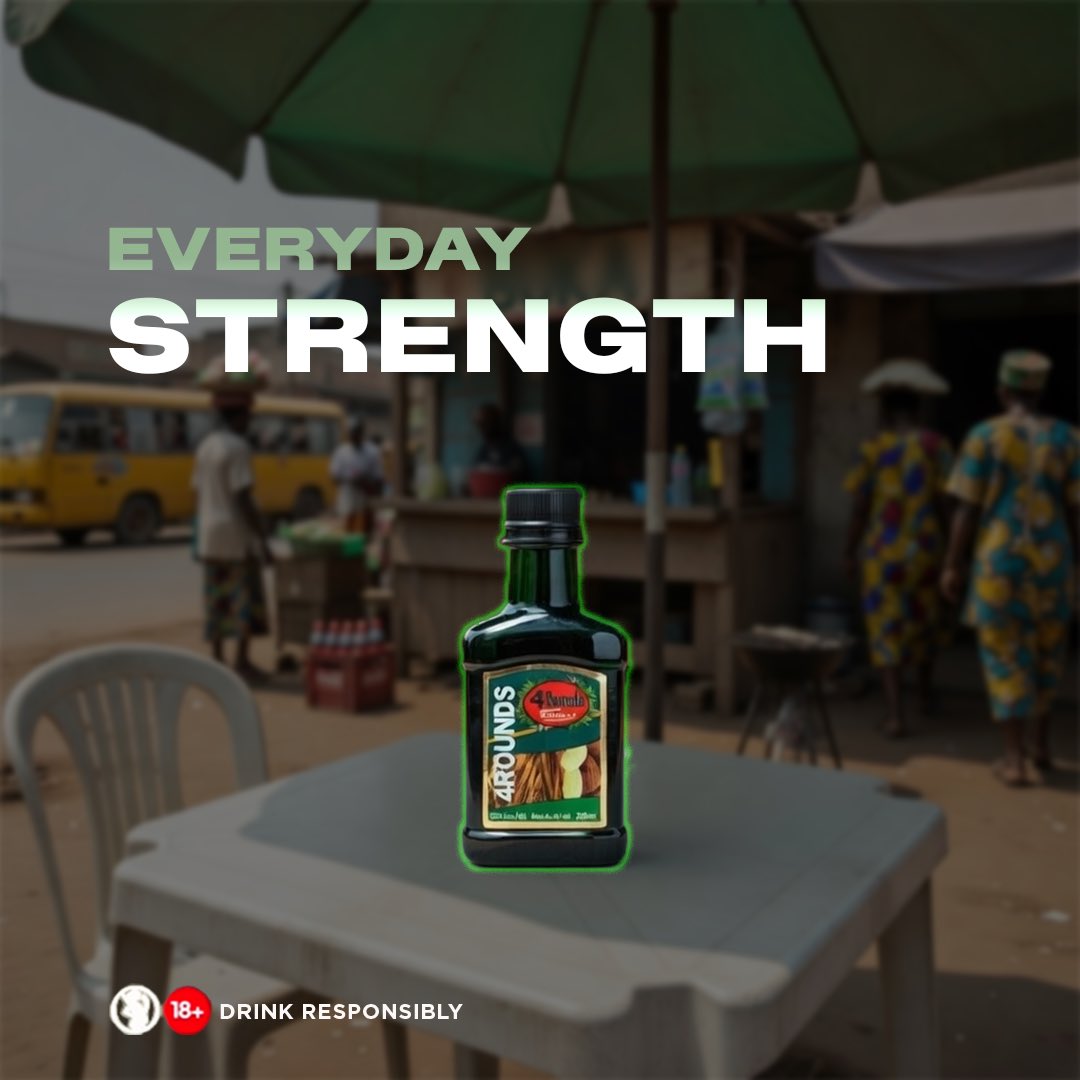 Everyday strength isn’t just a phrase, it’s how we survive, hustle, and enjoy life.

Sip 4Round, and feel the street vibes.

#4RoundBitters #EverydayStrength #BukaVibes #NaijaLife #explore