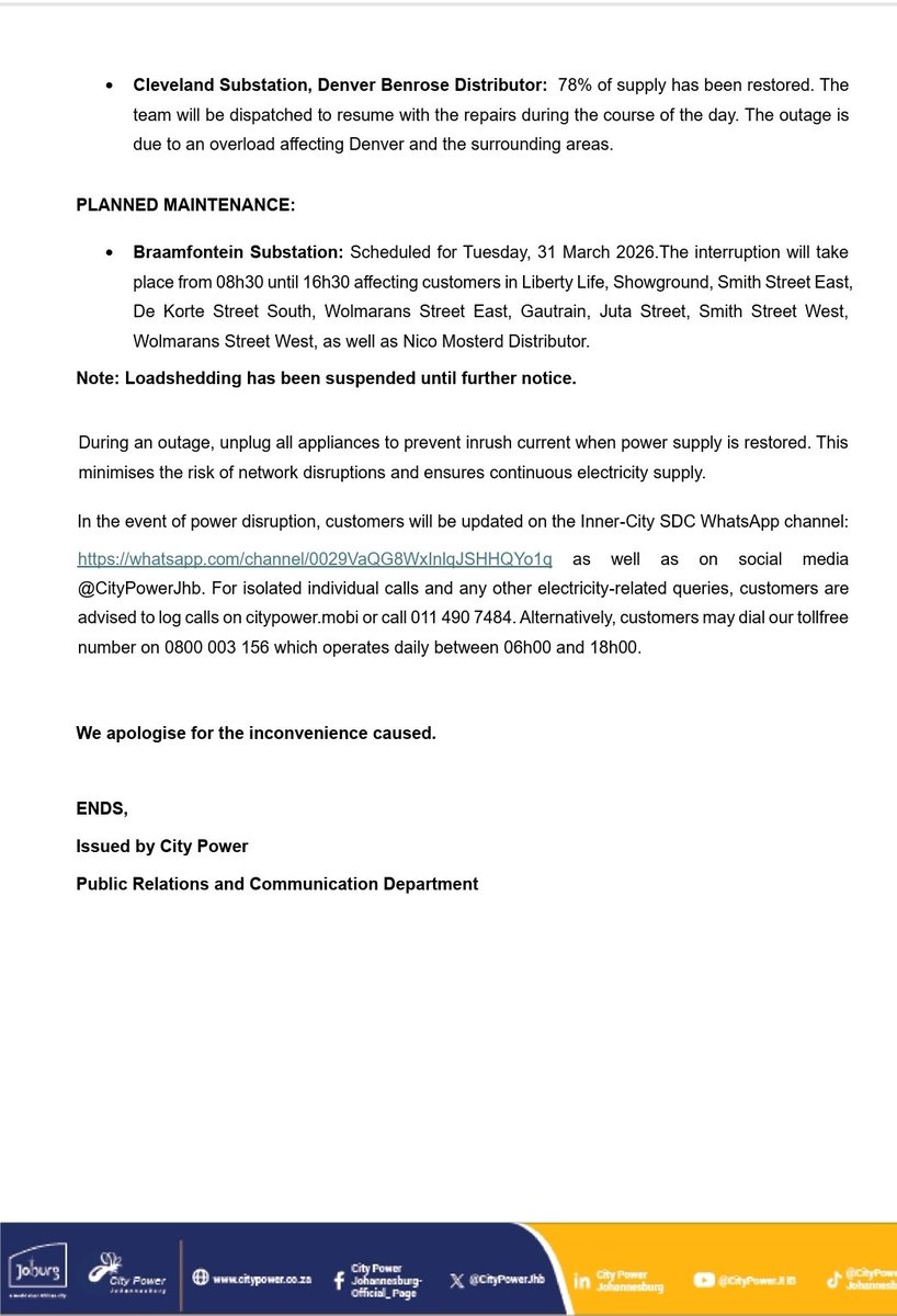@CityPowerJhb tweet media