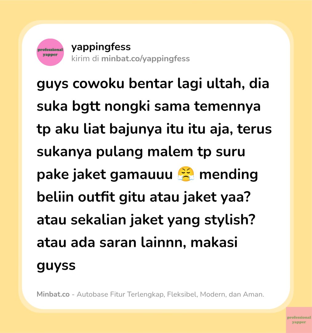 YAPPINGFESS tweet media