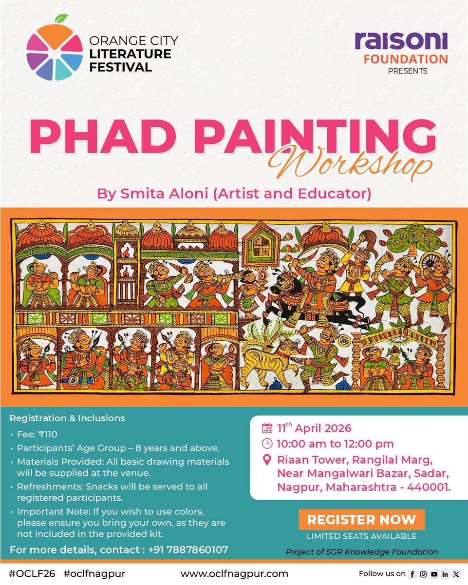 Orange City Literature festival tweet media