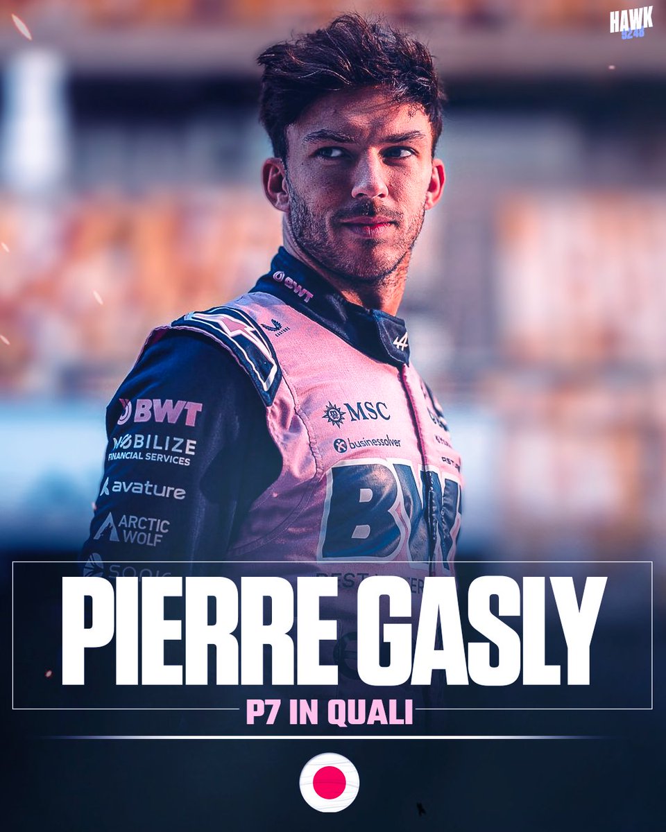 Hawk9248's tweet photo. APPRECIATION POST FOR PIERRE GASLY. 💫

P7 IN QUALI. 👏

#F1 #JapaneseGP https://t.co/vNBC2B0CBL