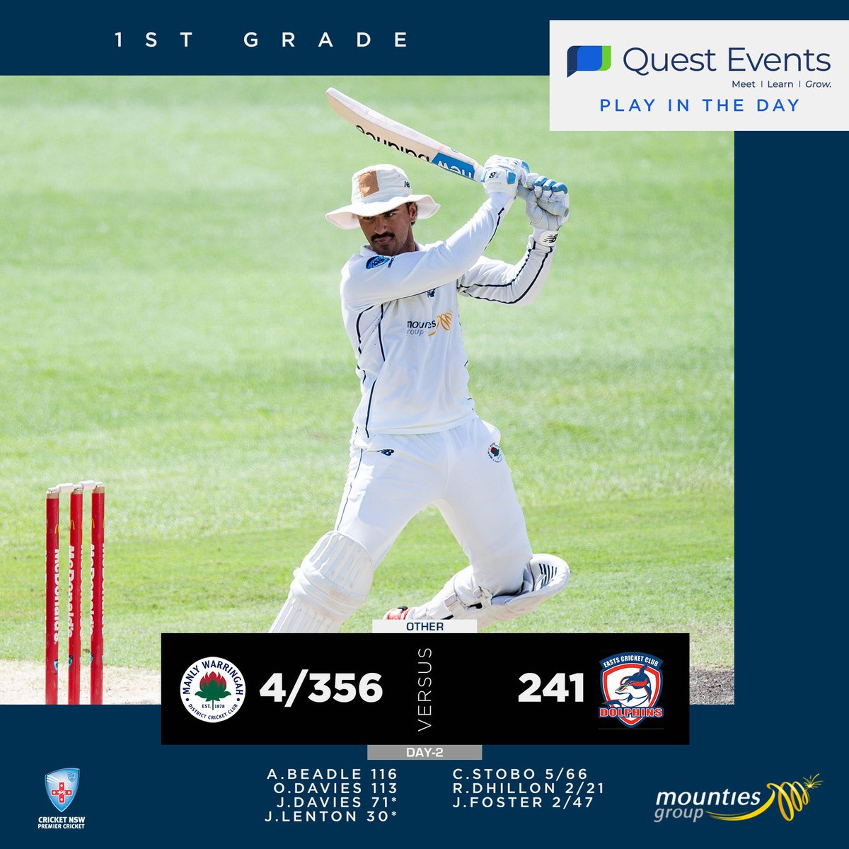 Manly Cricket tweet media