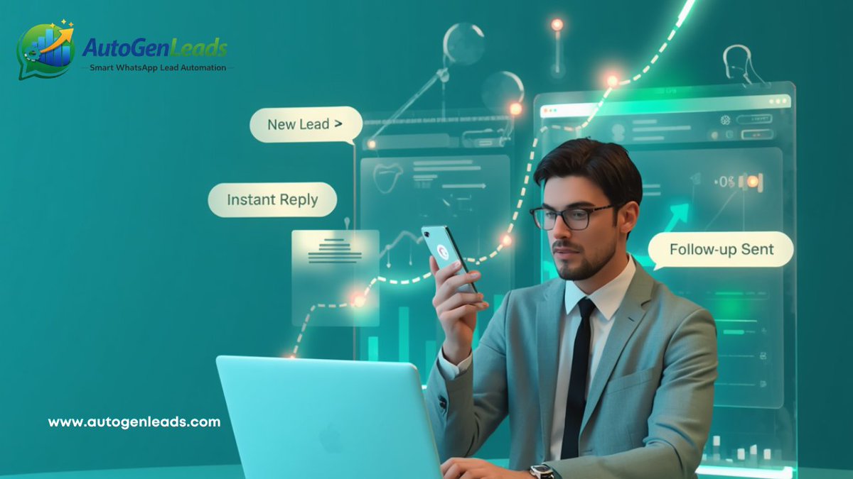 autogenleads's tweet photo. Your customers are on @WhatsApp 

Are you converting them? 🚀
Automate. Engage. Grow.

🌐 https://t.co/85P49gxG25

#WhatsAppBusiness #LeadGeneration #SalesGrowth #Automation #DigitalMarketing https://t.co/FyMwYLpcCl
