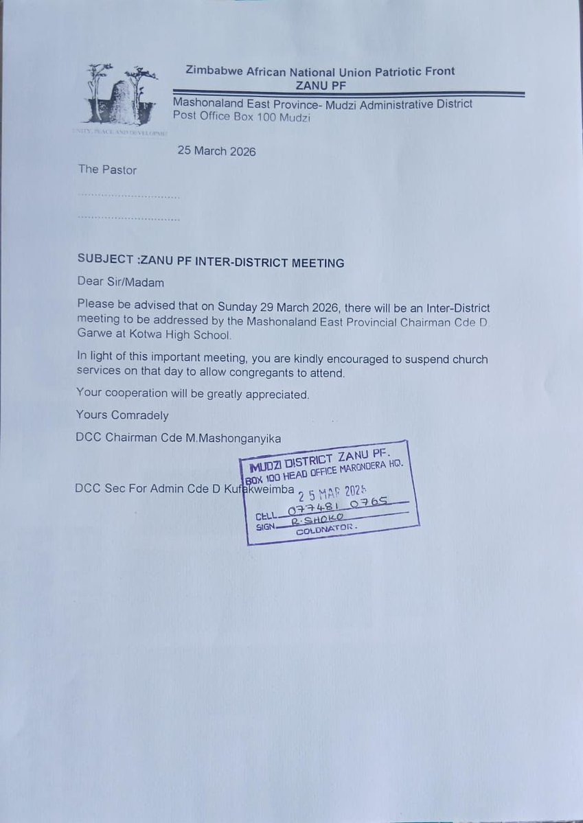 Thabani Mpofu tweet media