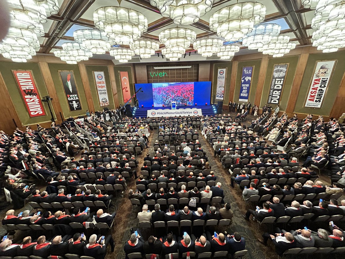 Türkiye’nin en büyük emek örgütü; Ankara’da📍

#GüçlüMemurGüçlüTürkiye