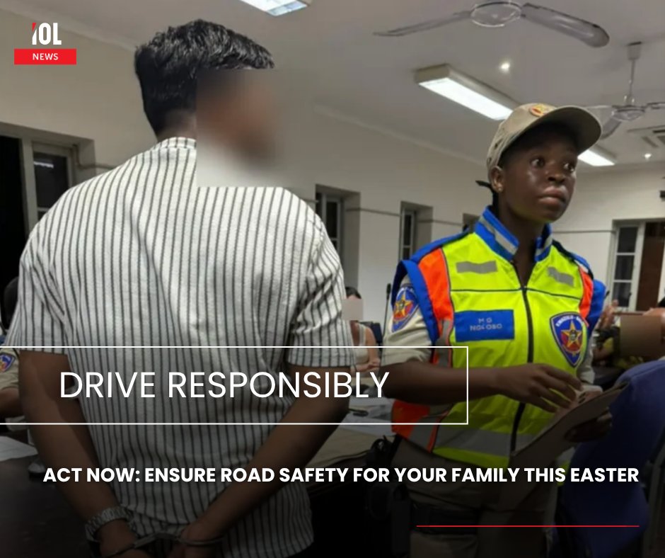IOL's tweet image. This Easter, road safety is non-negotiable.  Authorities urge families to buckle up, avoid distractions, and never drink and drive. Protect your loved ones and make safe choices on the road.
#road #safety #Easter #travel #drive #traffic 
Read on tinyurl.com/ka7mt4r9