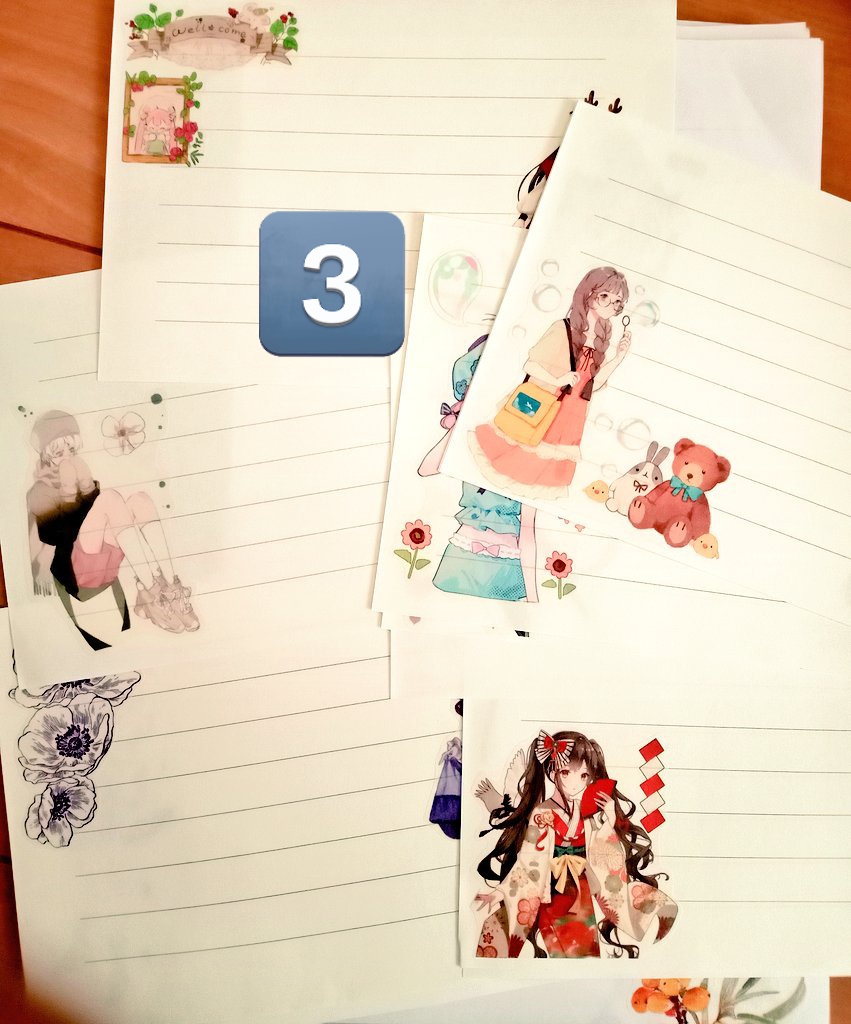 Mayuzumi_paper's tweet photo. 皆様お元気ですか。
ちょこっとの時間で作れるメモ、手紙が大量に出来たので、里親募集します〜※画像は一例
企画参加お待ちしてます🙇✨
#まゆずみ企画 https://t.co/QNGwKfjpby