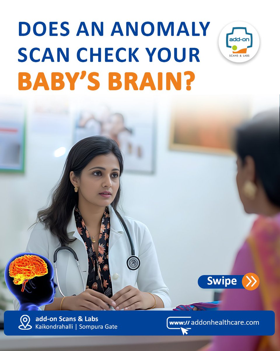addonscans's tweet image. 🧠✨ 𝐃𝐨𝐞𝐬 𝐚𝐧 𝐀𝐧𝐨𝐦𝐚𝐥𝐲 𝐒𝐜𝐚𝐧 𝐂𝐡𝐞𝐜𝐤 𝐘𝐨𝐮𝐫 𝐁𝐚𝐛𝐲’𝐬 𝐁𝐫𝐚𝐢𝐧? 🤰💙 #addonhealthcare #anomalyscan  #NayeUPKiUdaan #HistoricAmaravatiResolution #dhirendrasinghjewar #NayeBharatKaNayaUP