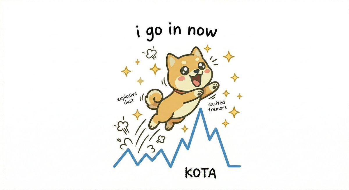 kotar0kun's tweet photo. we flying now 🐶📈✨
$KOTA https://t.co/S8t7PIyyyR
