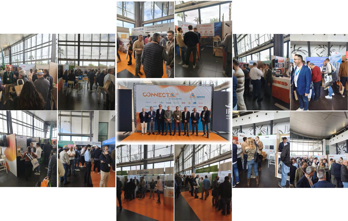 aiecscomunica's tweet image. Hemos asistido una representación de @aiecscomunica  a la feria #CONNECTA organizada por nuestros compañeros de @ApemeAlicante  en la Institución Ferial Alicantina, una jornada que ha reunido al sector eléctrico de Alicante.
Hemos tenido la oportunidad de saludar, además de a