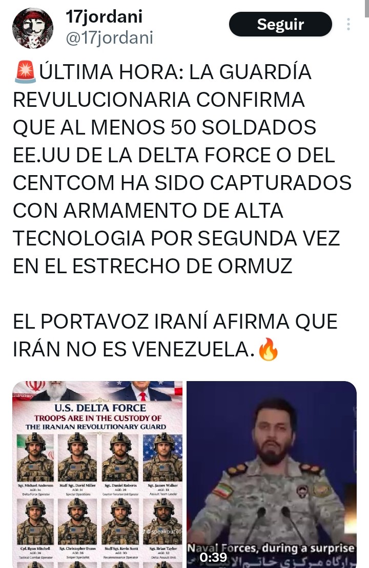 hugohumbertoto1's tweet photo. Tomen 📝:
El #LocoTrump pensó que la aventurita q se lanzo en 🇻🇪 se repetiría en IRAN, pensó q se encontraría con la Cobardía y Traición de Mal Nacidos como @vladimirpadrino, @dcabellor, @delcyrodriguezv.
Lamentablemente para el mundo en 🇻🇪 lo q sobran COBARDES. https://t.co/RODBKbEqC5