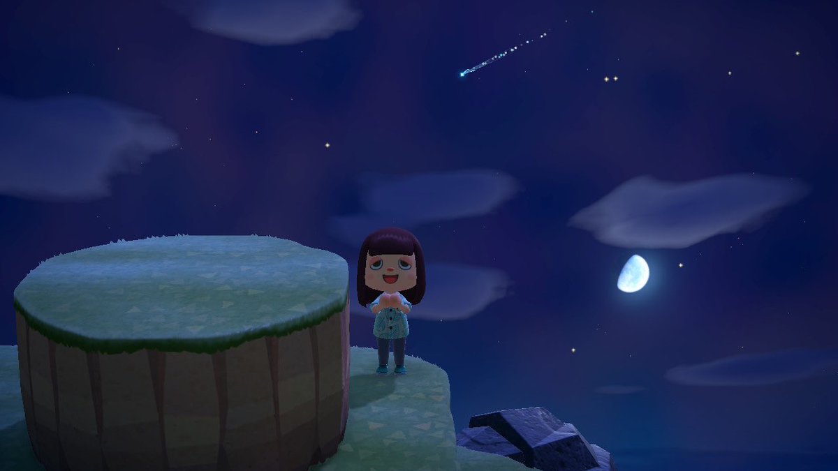 a____lasa's tweet photo. はじめて１週間だけど、流れ星の存在忘れてて(？)初めて見れた💫 https://t.co/6WNPBeVDkG