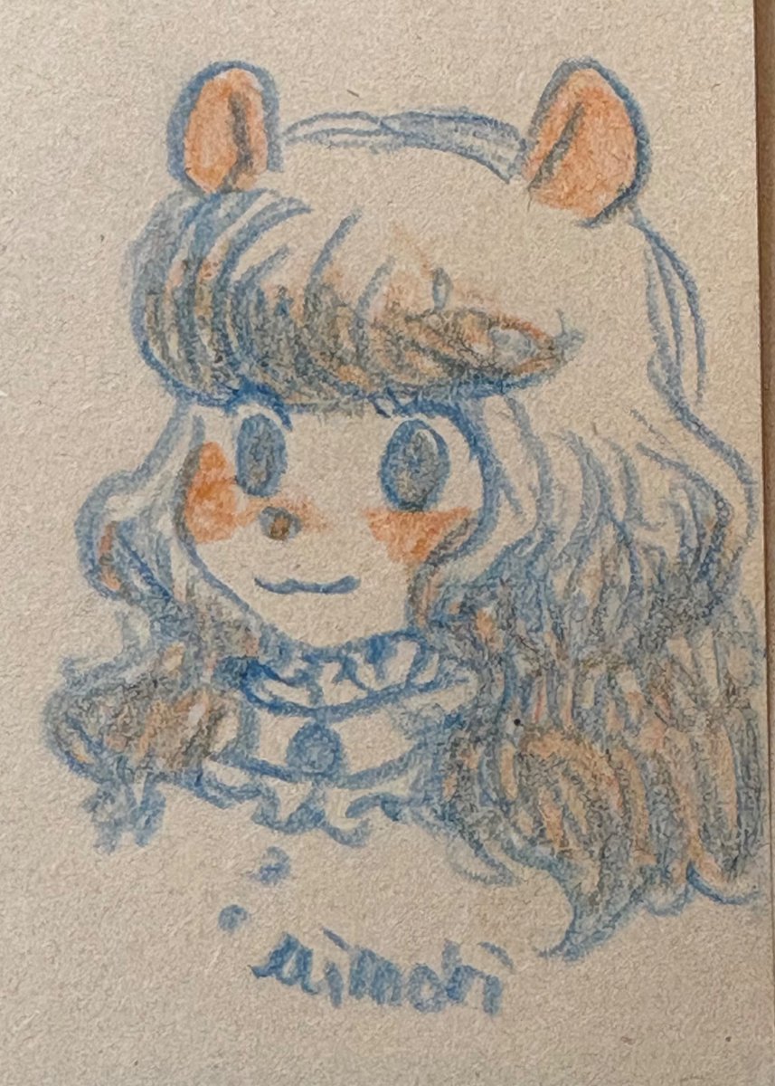 toyboxhouse's tweet photo. ネズミのヴィオレッタ
赤青鉛筆で紫を表現するのは難しかった https://t.co/tluHDfjms0