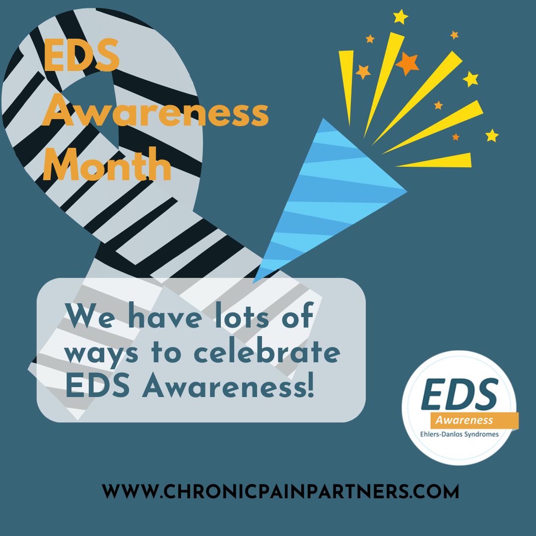 EDSawareness1's tweet image. We've got 22 Ways to Celebrate EDS Awareness Month in May! See if one or two suit you:

buff.ly/bhtQQQ2

#EDSAwareness #EDS #hEDS #Hypermobility #HSD #MedEd #Zebras #NEISvoid #Doctors #MedX #Spoonies #MedSky