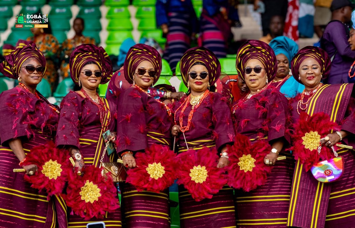 Egbaliganza__'s tweet photo. Egbaliganza 2026 radiated culture with beautifully draped aso oke and expertly tied gele.
Each outfit told a story and celebrated Egba heritage; regal, rooted, and unforgettable.
#Egbaliganza2026 #EgbaStyle #CulturalElegance #AsoOke #EgbaToTheWorld https://t.co/YSLgJJdevL