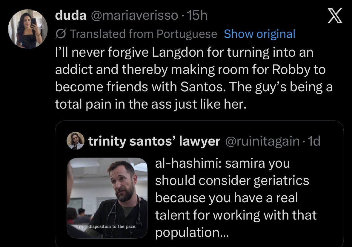 trinity santos’ lawyer tweet media