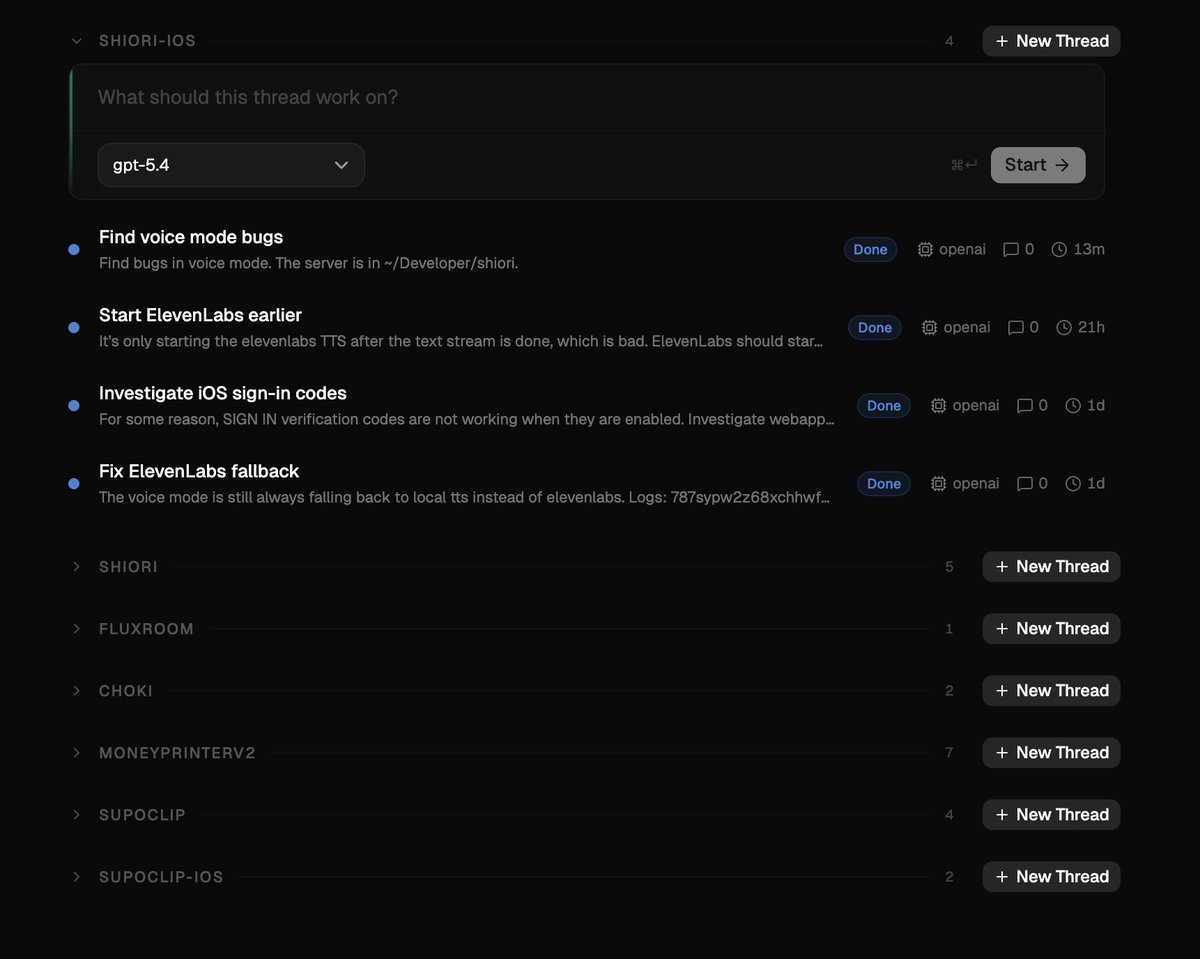 Working on something new.... 👀

AI is burning people out. And I've been thinking about ways to mitigate this, while still being as productive.

The goal, is to minimize the constant micro-interactions, and never allow you to fully commit your focus to one specific project.