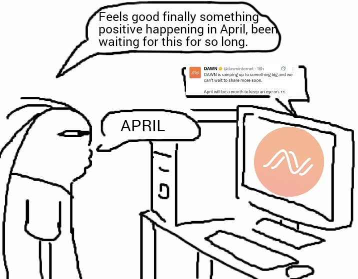 JADU240's tweet photo. @dawninternet hinted they might do something big in April feels like something major could be coming maybe even TGE 
@dougcotler https://t.co/K8gvGmW432